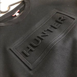 Hunter Men's Embossed Sweatshirt - BLACK